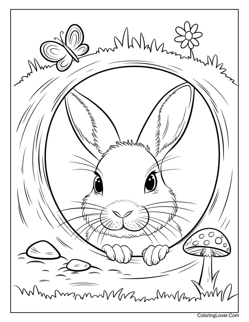 60 Bunny Coloring Pages Free Printables For All Ages 