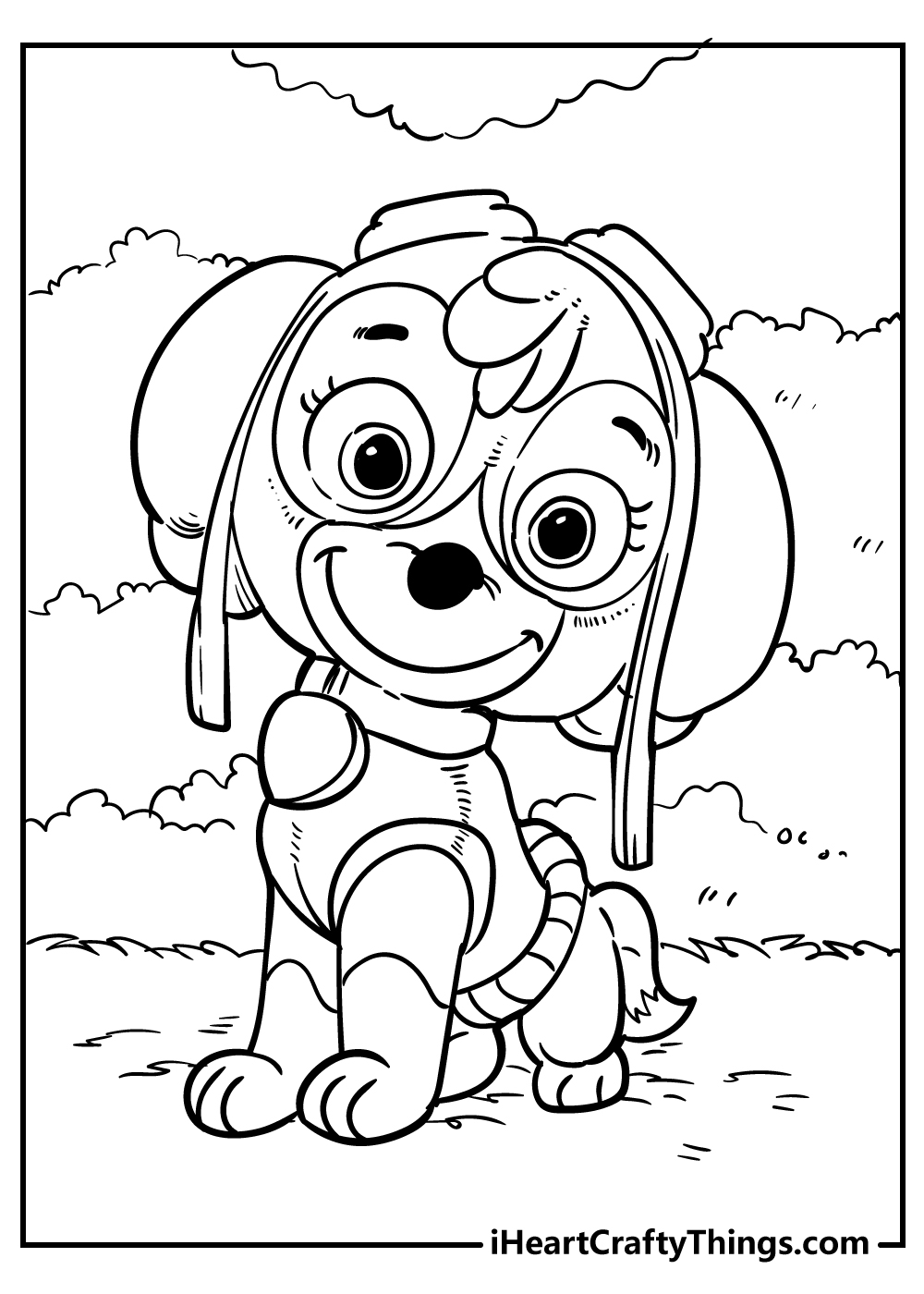 paw patrol coloring pages free