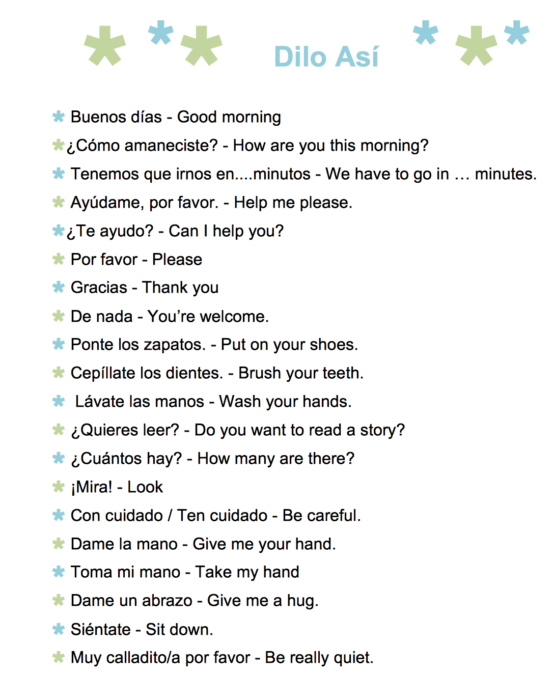 61 Common Spanish Phrases To Use With Kids A Printable List Spanish Playground 61 Common Spanish Phrases To Use With Kids A Printable List Spanish Playground