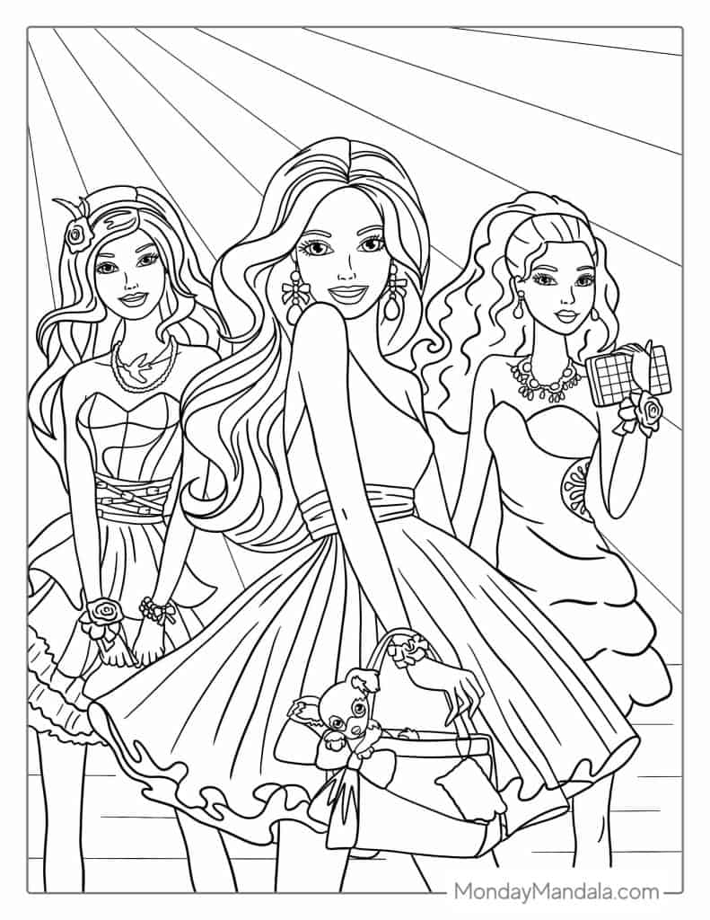 64 Page Barbie Book Barbie Giant Coloring Activity Book 64 Pages 11x16 Inches For Kids Creative Fun Giant 11x16 Inch Barbie Activity Book With 64 Pages
