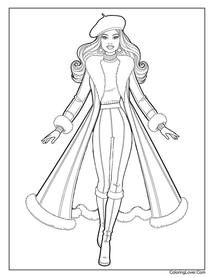 66 Barbie Coloring Pages Free Printables For Girls 