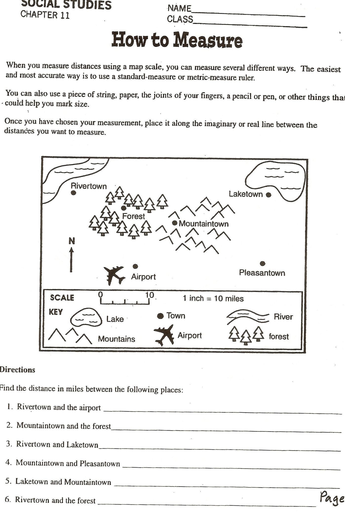 6th grade social studies worksheets