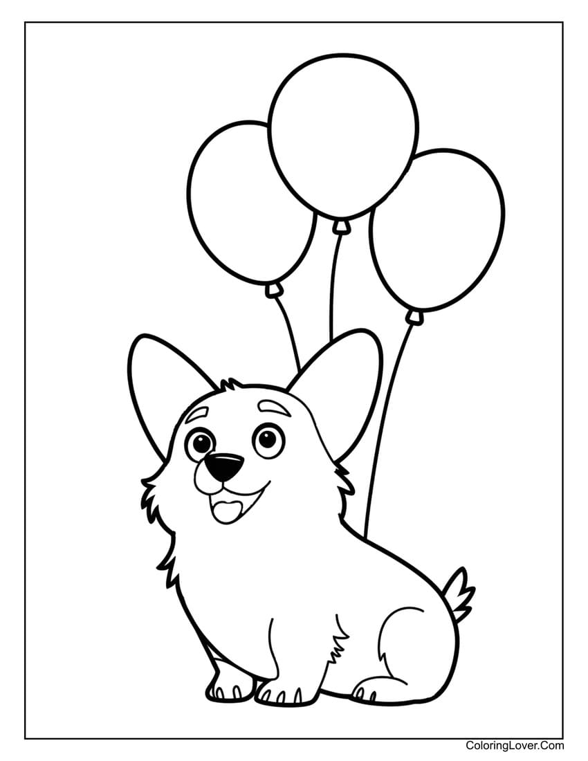free dog coloring pages printable