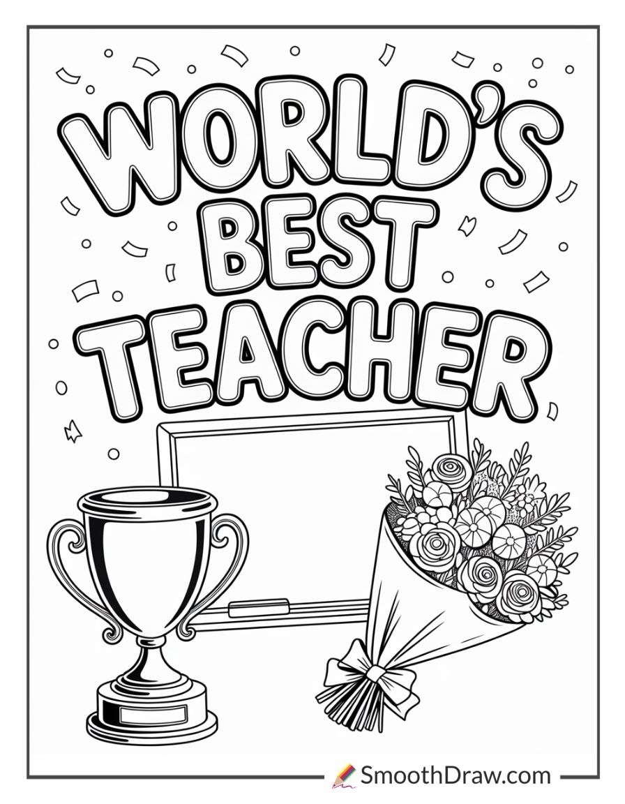 84 Teacher Coloring Pages Smooth Draw