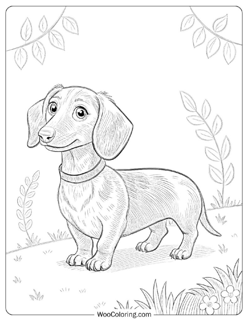 free printable dog coloring pages