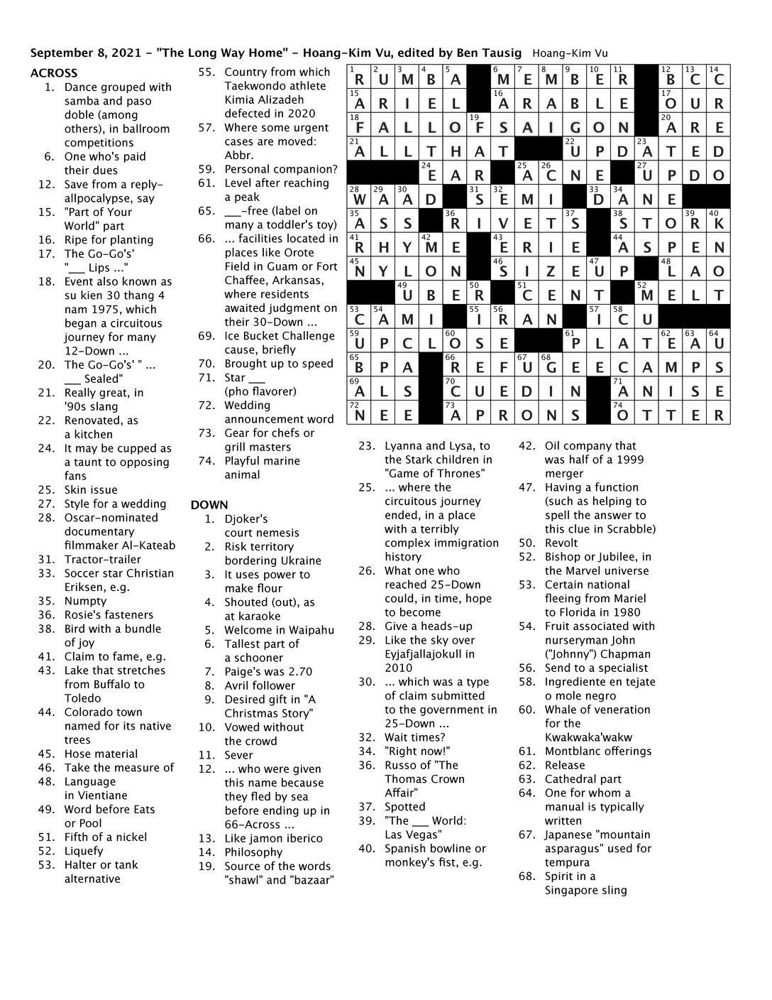A Puzzle Is A Journey The New York Times A Puzzle Is A Journey The New York Times