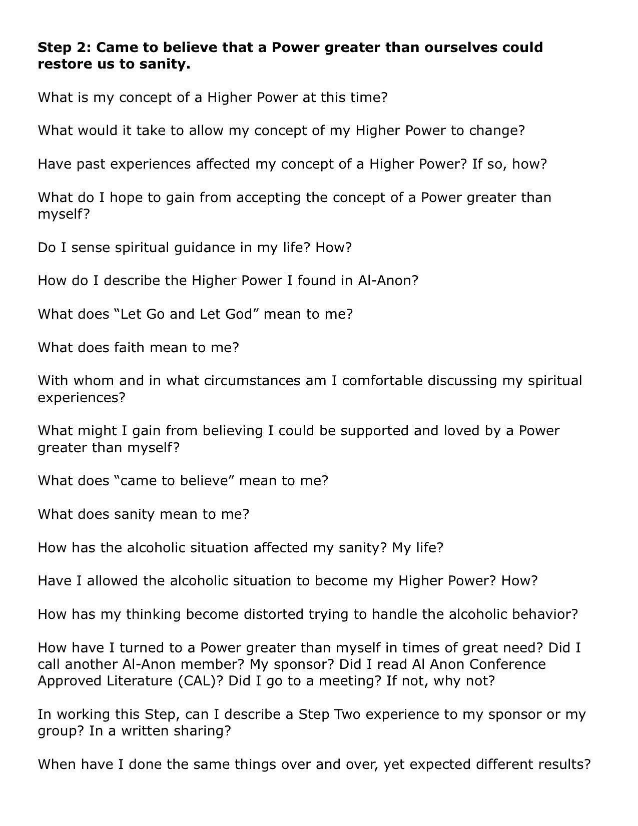 Aa Step 2 Worksheets Pdf Worksheets Library