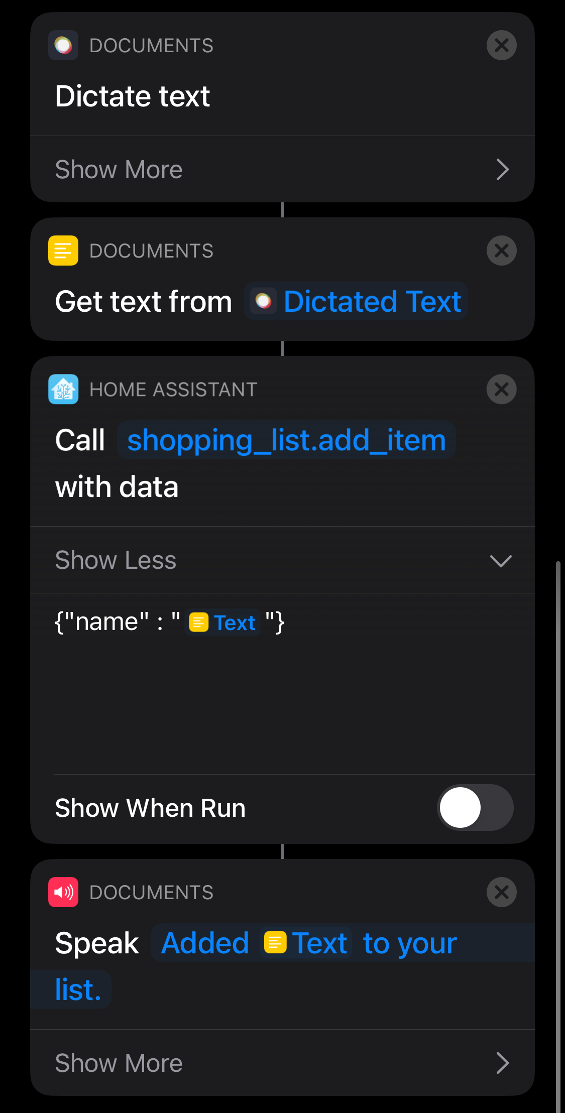 Add Item To Shopping List Using Siri On AppleWatch Home Assistant Companion For Apple Home Assistant Community