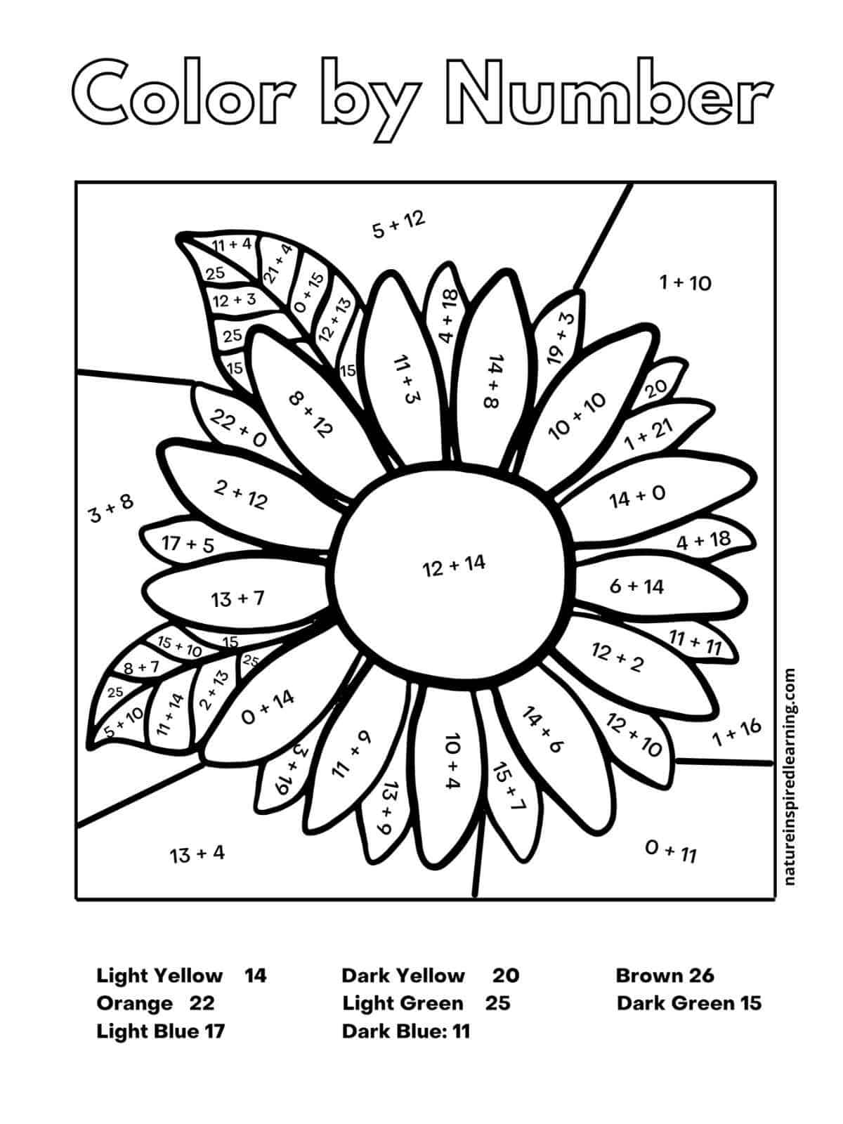color by addition worksheets color by addition worksheets