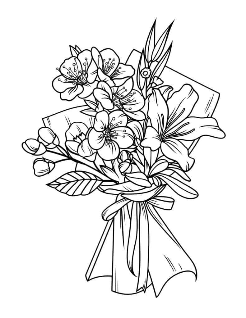 Adult Coloring Pages Flowers Free Printables Add A Little Adventure