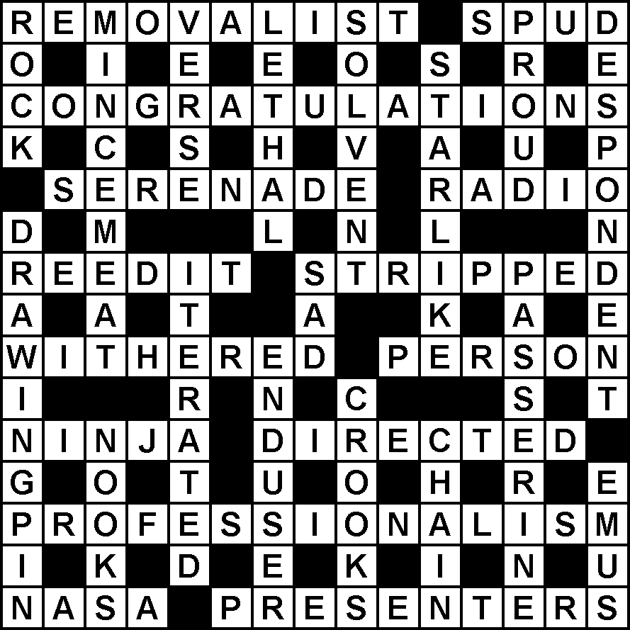 AFR Cryptic 24 2 2024 Solution Australian Crosswords