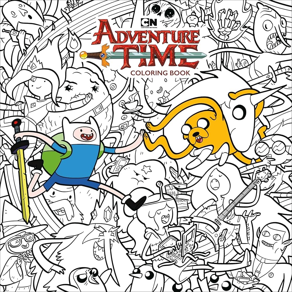 adventure time coloring page adventure time coloring page