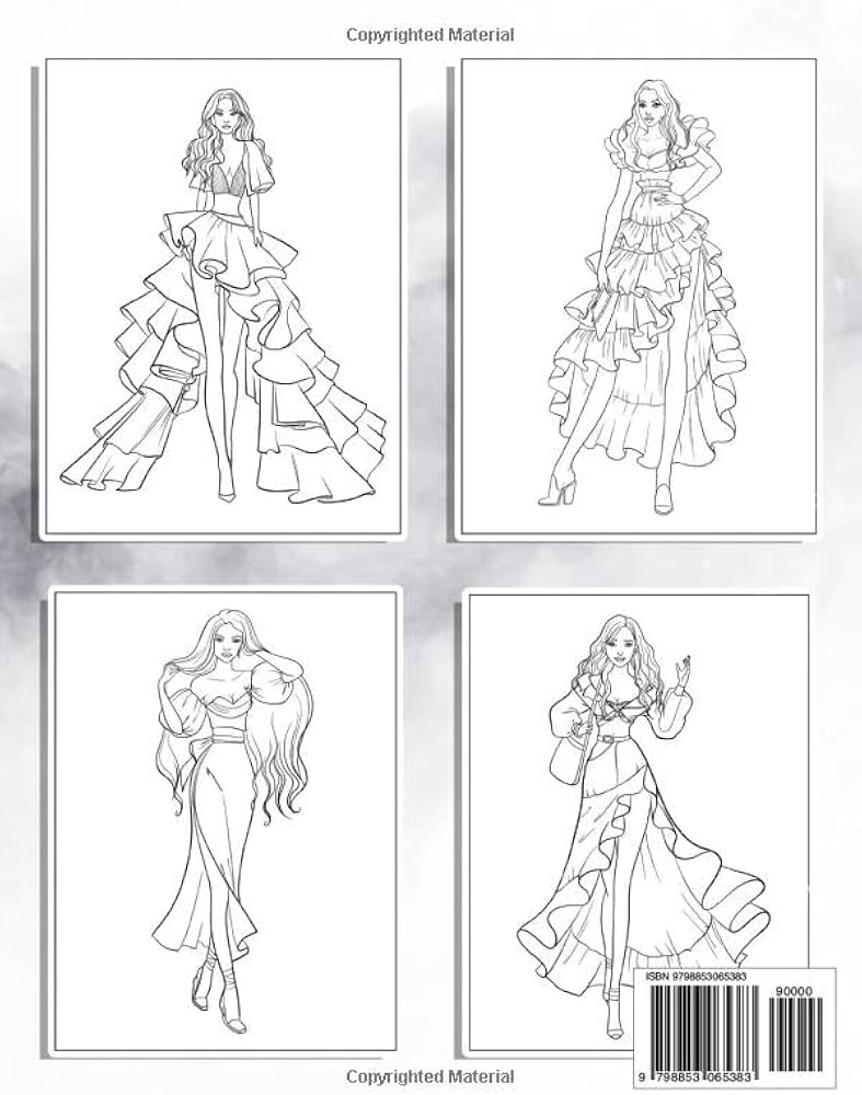 Amazon Dresses Coloring Book 30 Dresses Modern And Vintages Coloring Pages For Adults Relaxation Gorgeous Gowns Accessories Dress Coloring Book Perfect For Children Teens Daughters Best Friends 9798853065383 Publishing George 