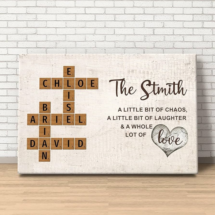 Amazon Personalized Family Crossword Art Canvas Created In A Moment Treasured Forever Custom Grandkids Names Puzzle Wall Decor Mothers Day Birthday Gifts For Dad Mom Grandparents Home Kitchen Amazon Personalized Family Crossword Art Canvas Created In A Moment Treasured Forever Custom Grandkids Names Puzzle Wall Decor Mothers Day Birthday Gifts For Dad Mom Grandparents Home Kitchen