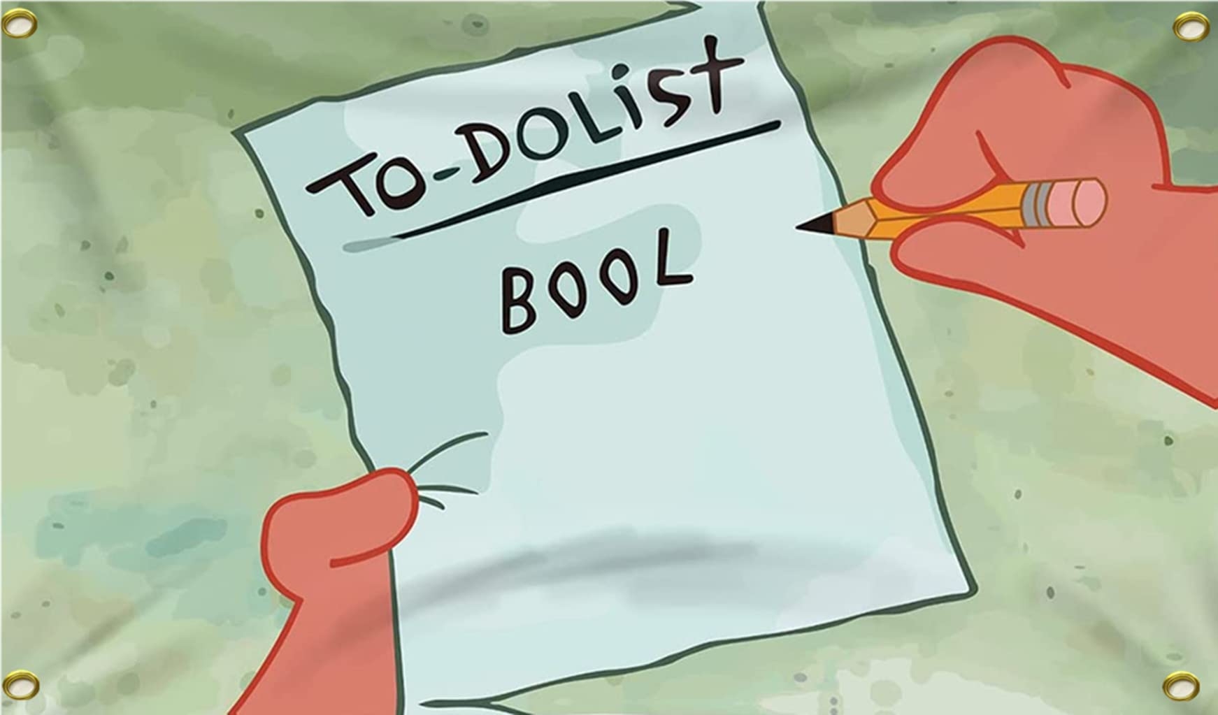 Amazon To Do List Bool Flag 3x5FT College Funny Dorm Banner Vivid Color Double Stitched Polyester With 4 Brass Grommets For College Dorm Room Decor Patio Lawn Garden