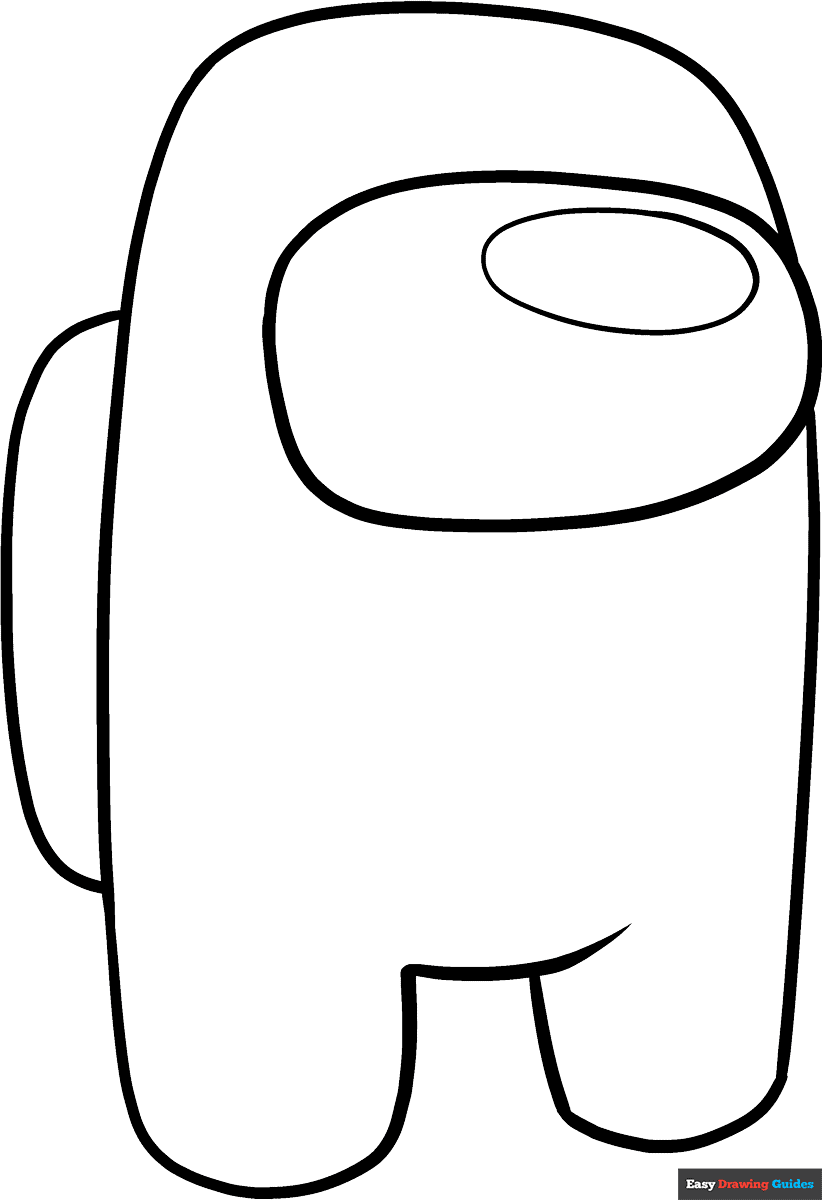 among us coloring page