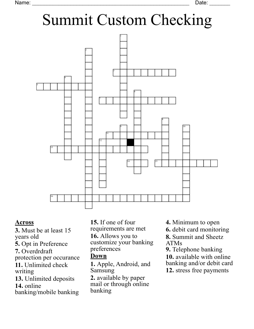 At The Summit Crossword Clue
