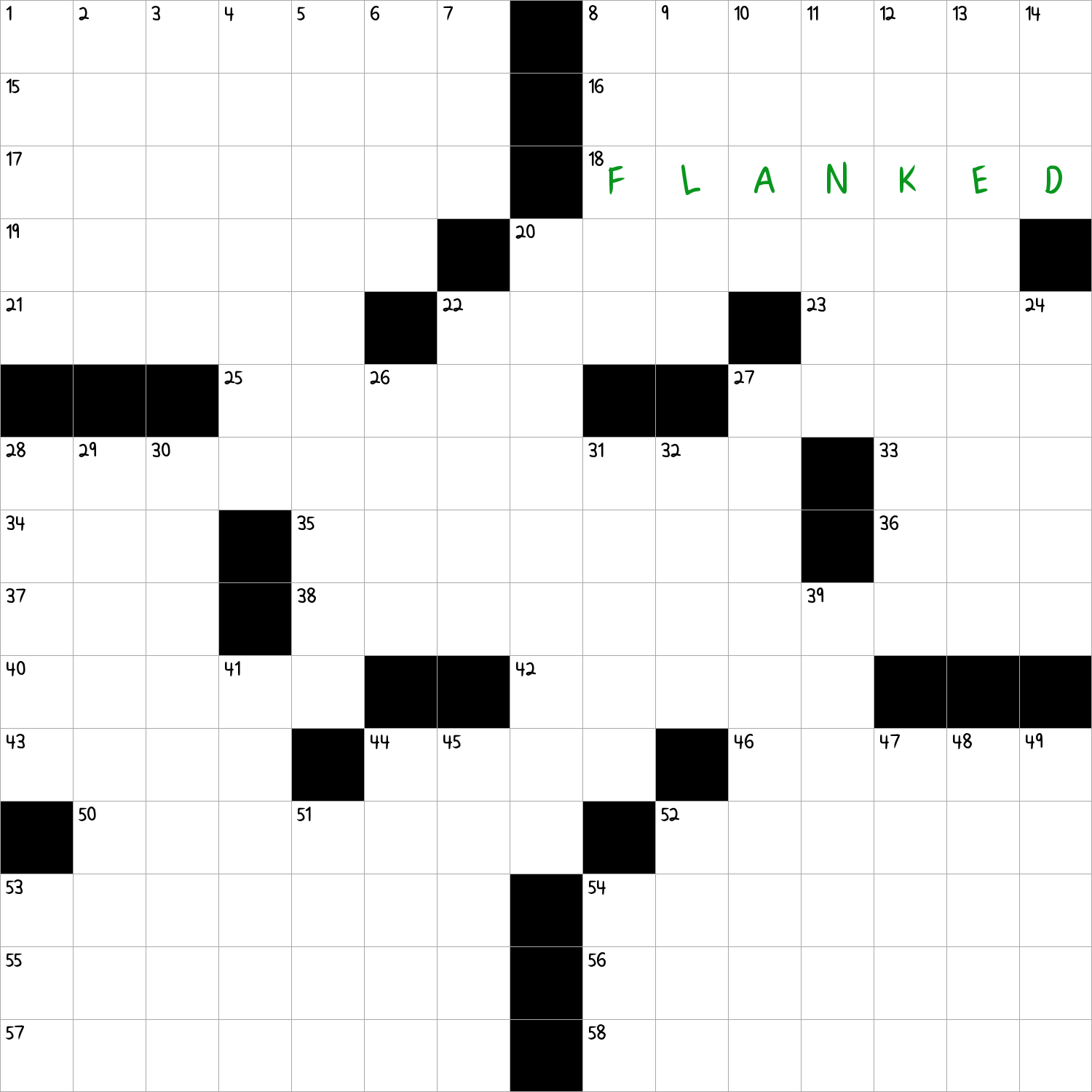 Attacked From The Sides NYT Crossword Clue December 13 2024