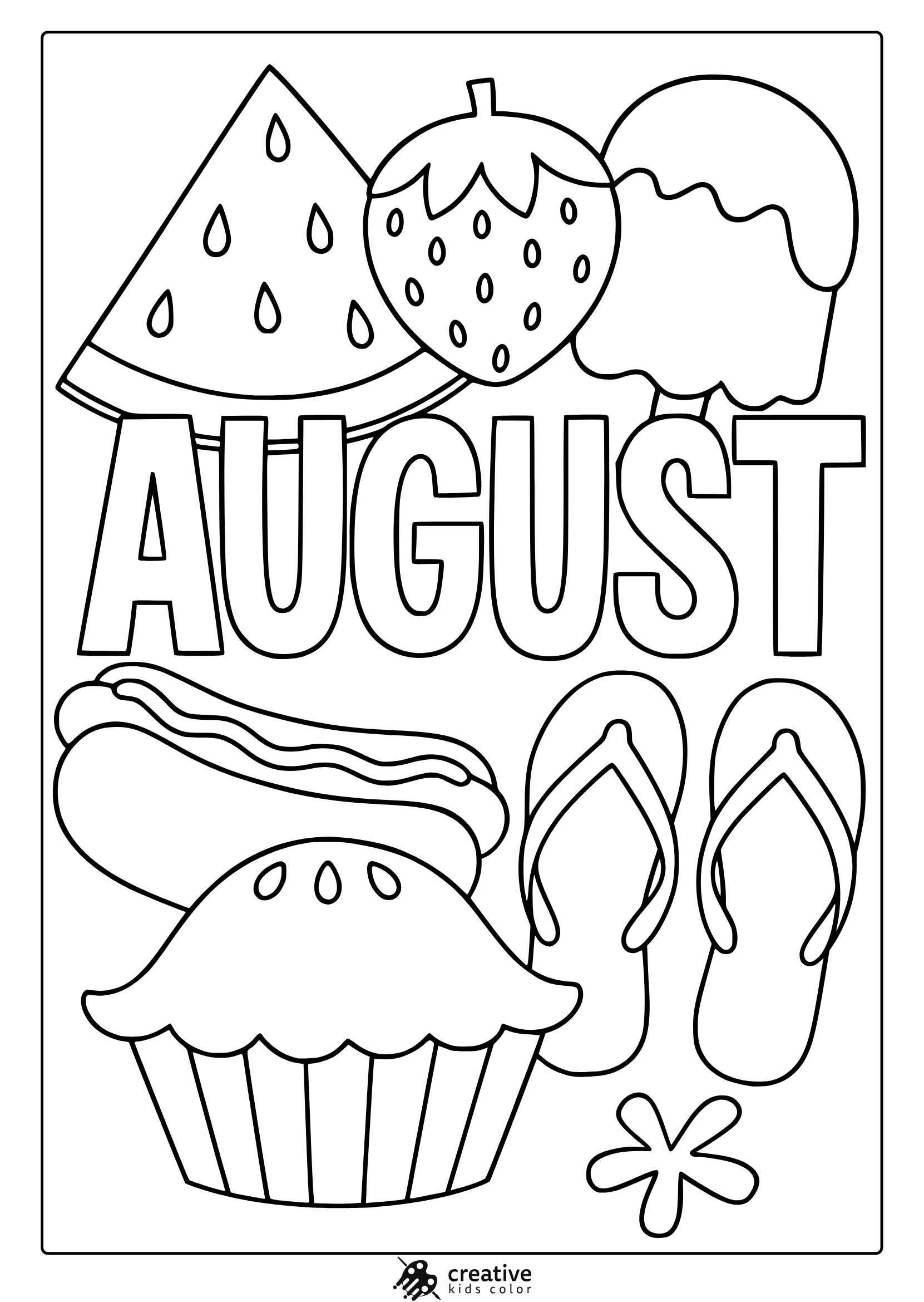 August Coloring Pages Free Printable Seasonal PDFs August Coloring Pages Free Printable Seasonal PDFs