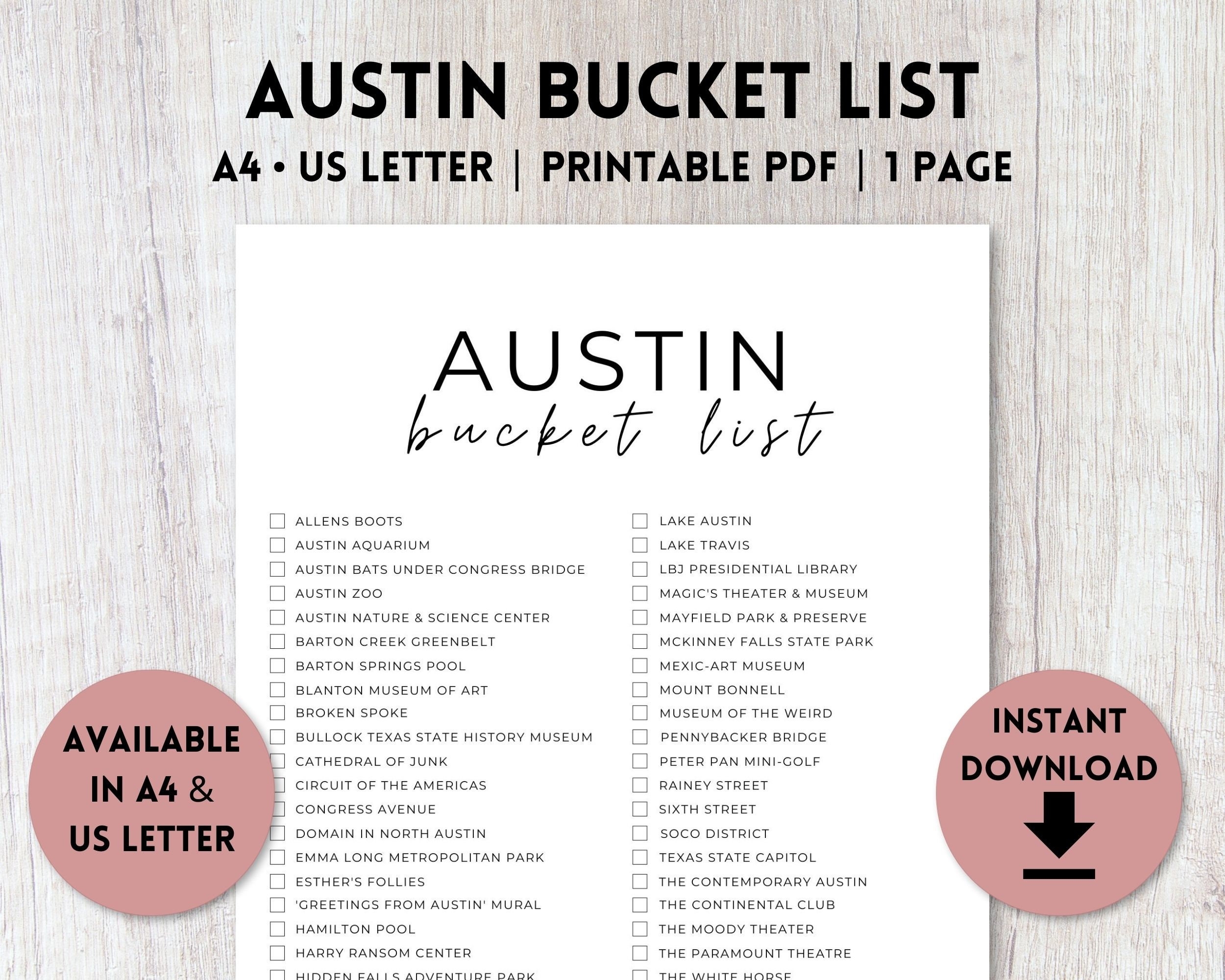 austin texas to do list