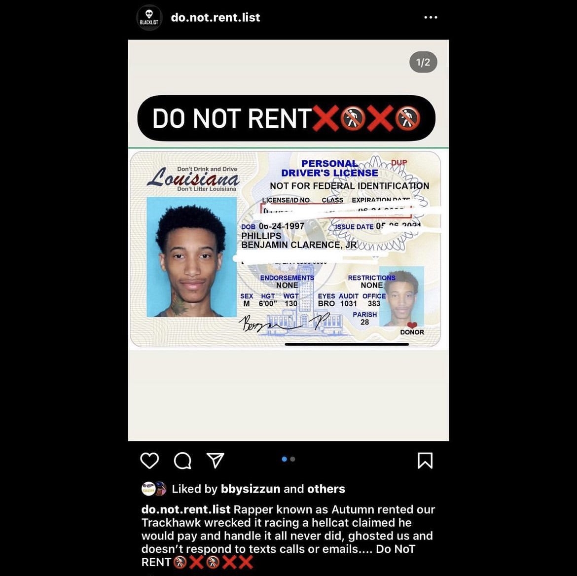 Autumn Has Been Put On A Do Not Rent List After Crashing A Trackhawk And Not Paying For The Repairs