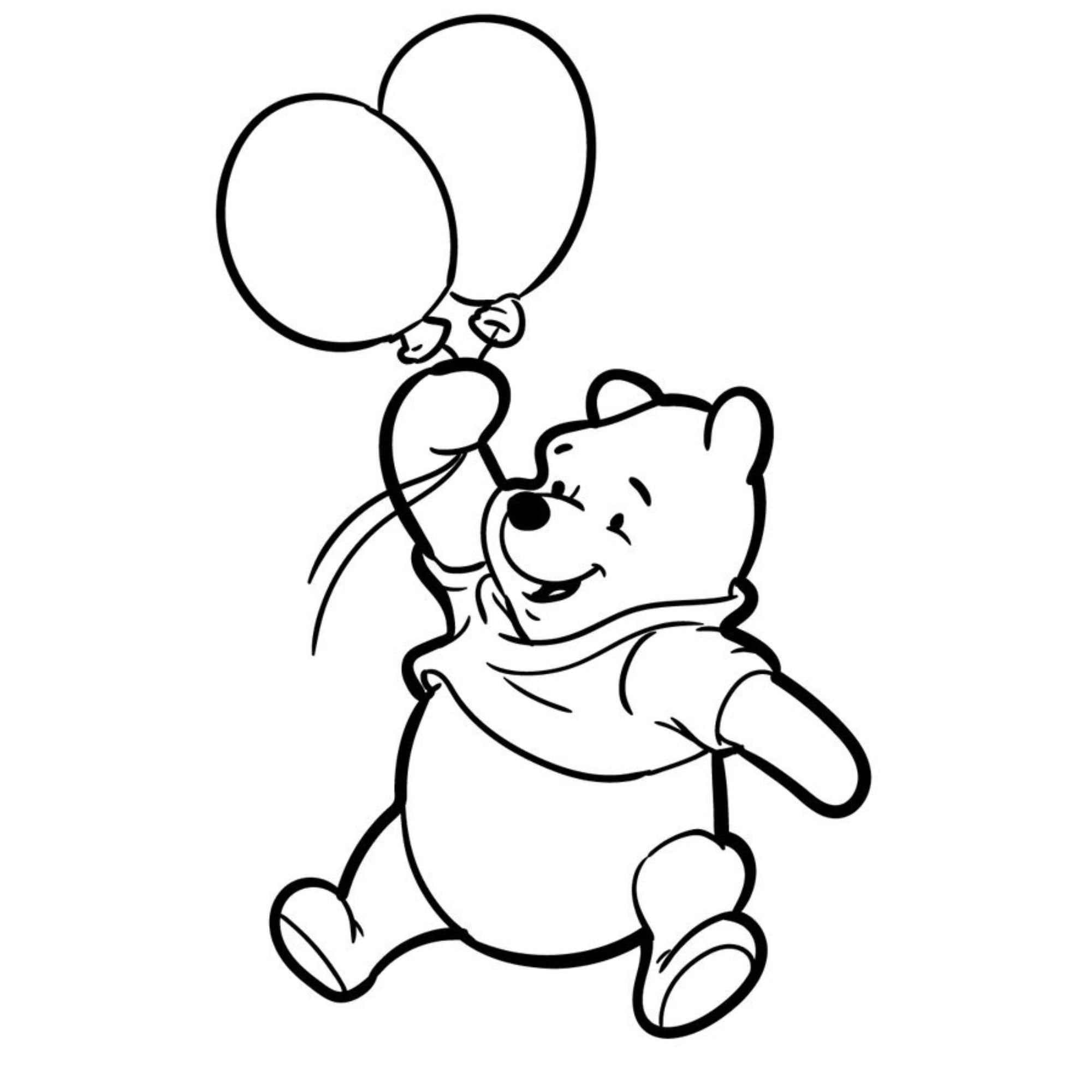 Baby Winnie The Pooh Coloring Pages Instant Download 22 Pages Etsy
