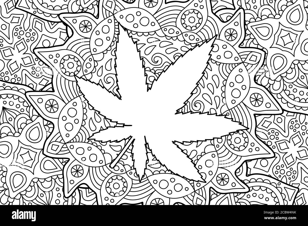 cannabis coloring pages