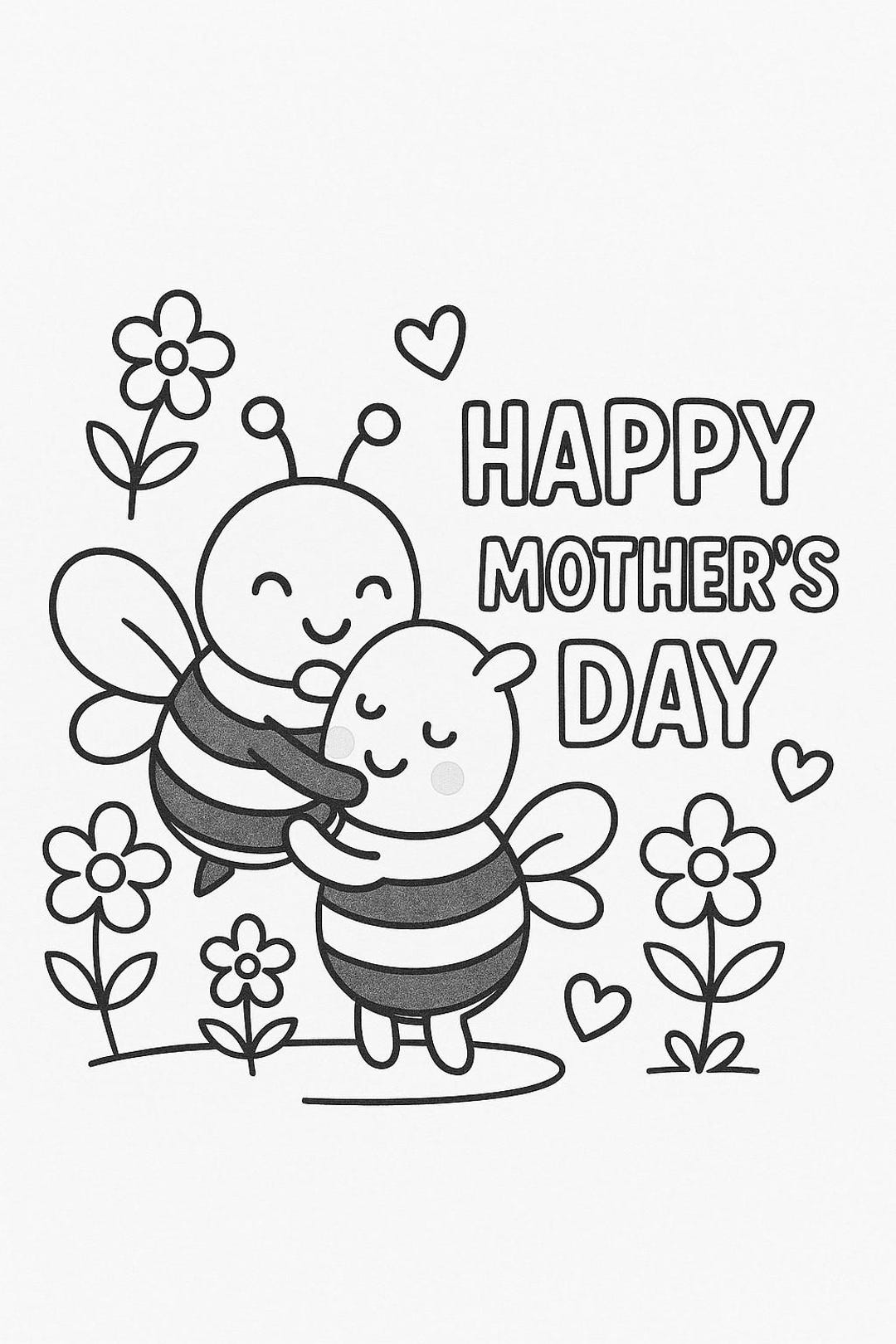happy mothers day coloring pages