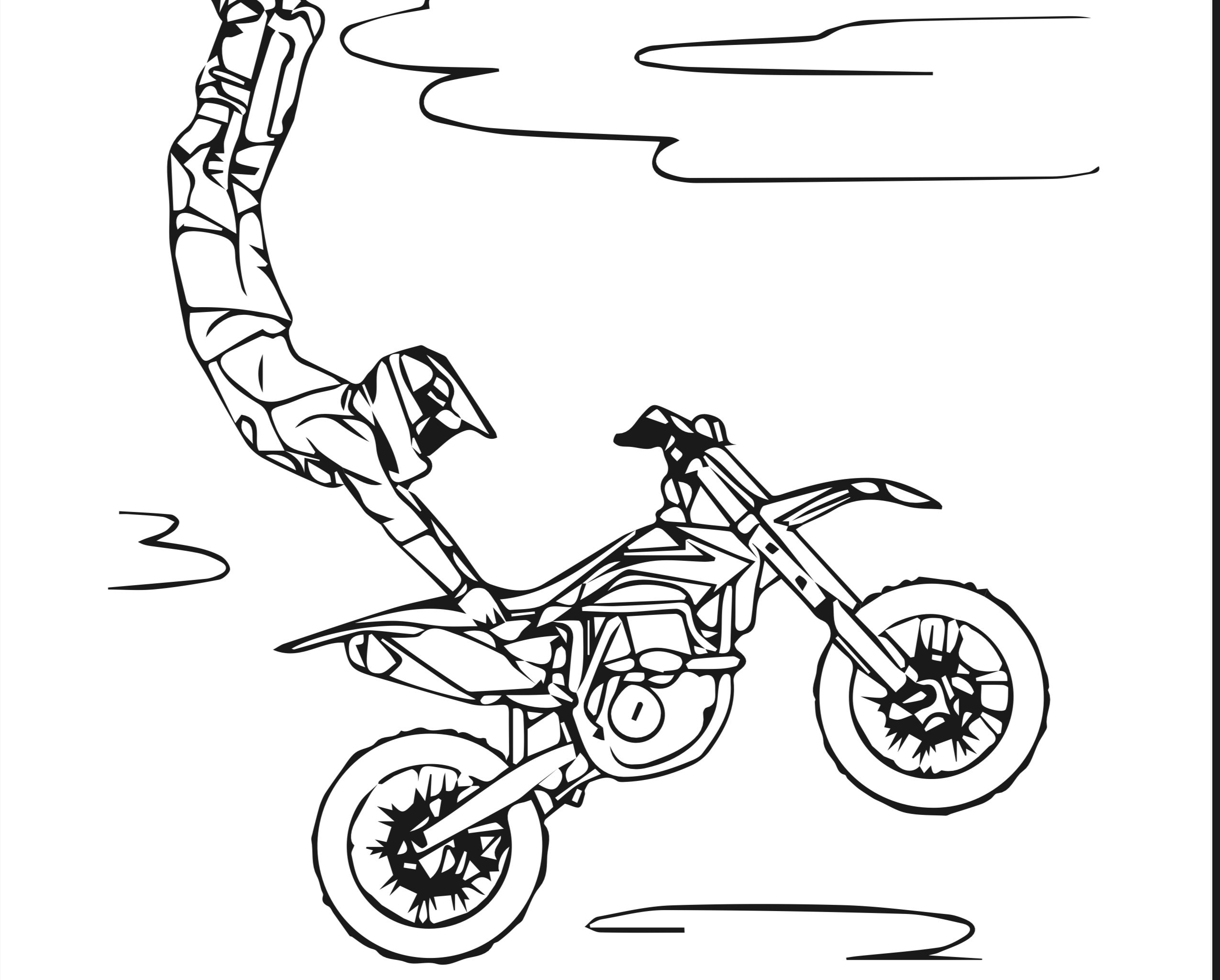 Bikes And Motor Bikes Coloring Pages Etsy Bikes And Motor Bikes Coloring Pages Etsy