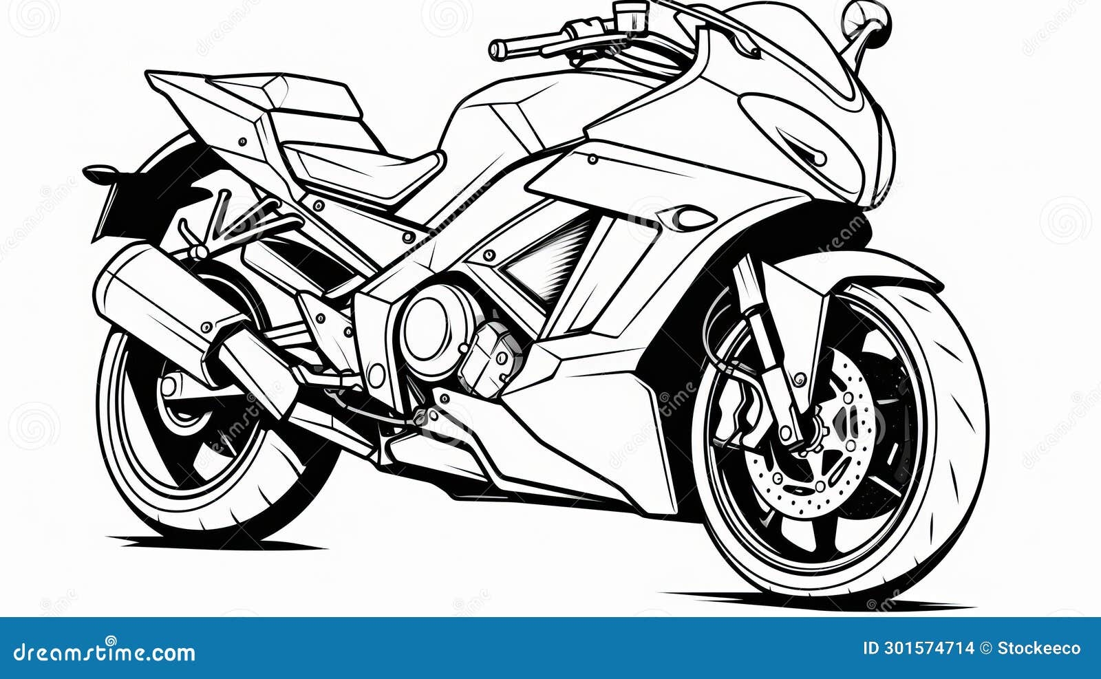 motorcycle coloring pages