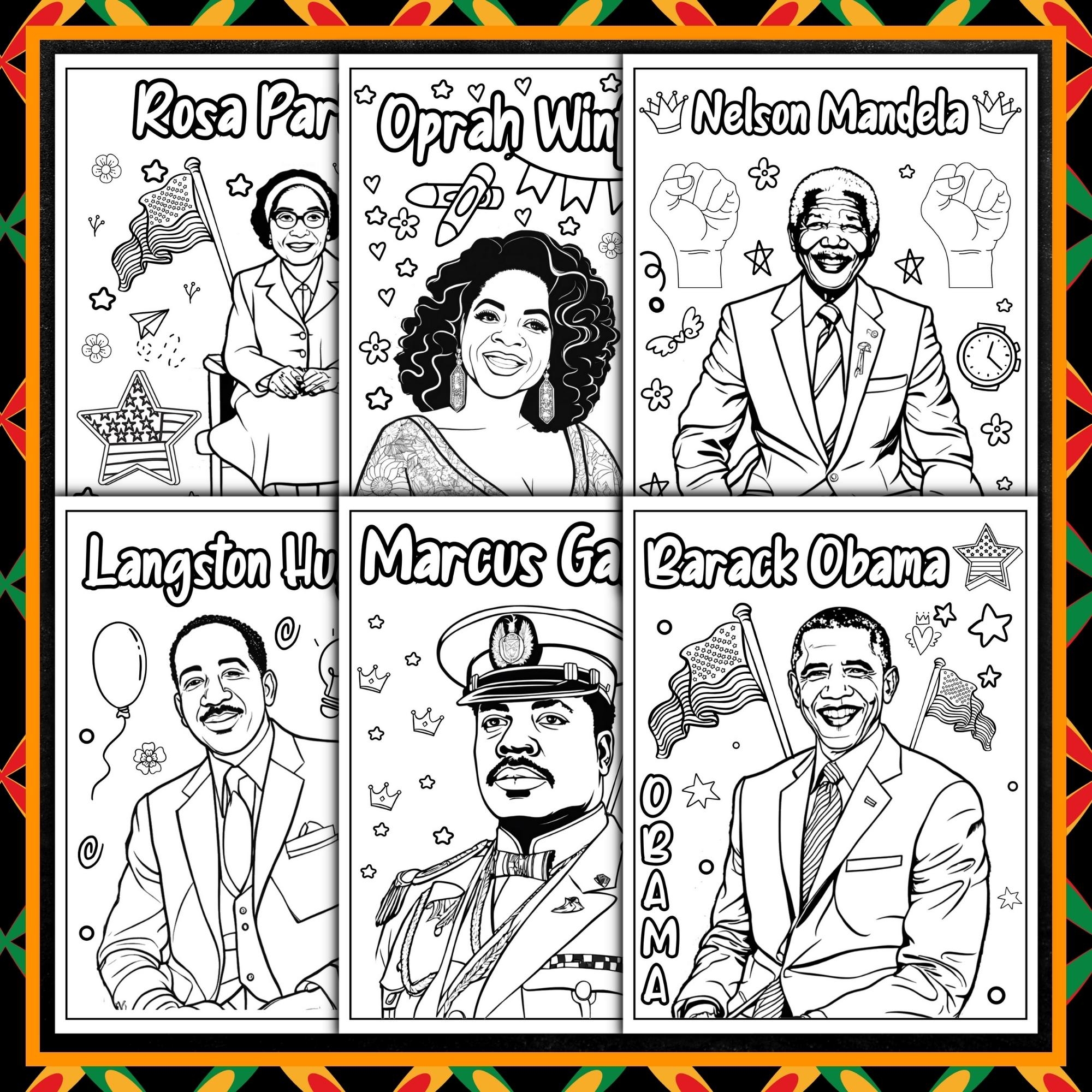 black history coloring pages