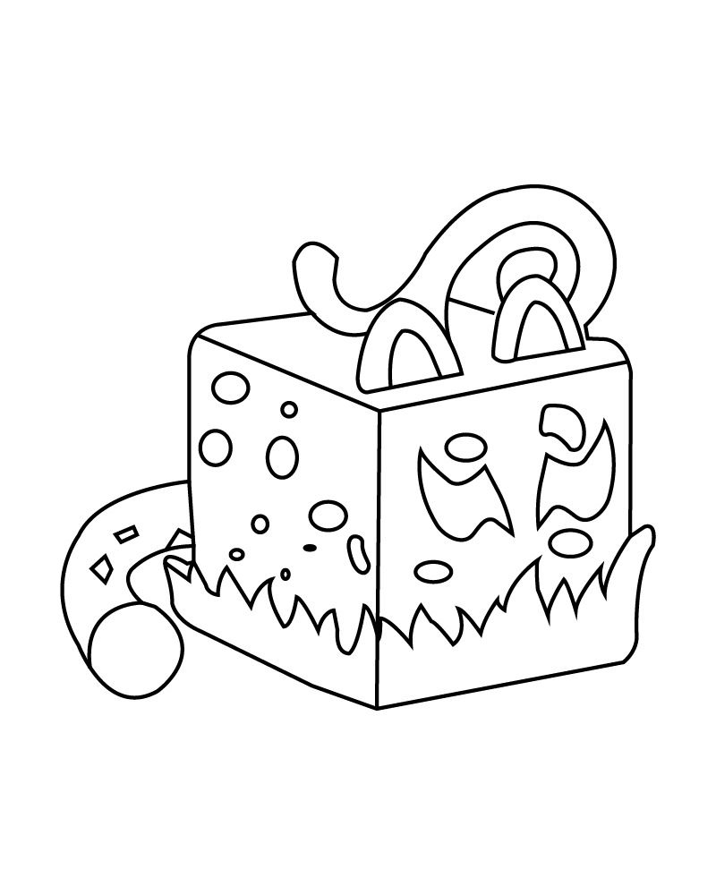 Blox Fruits Coloring Page