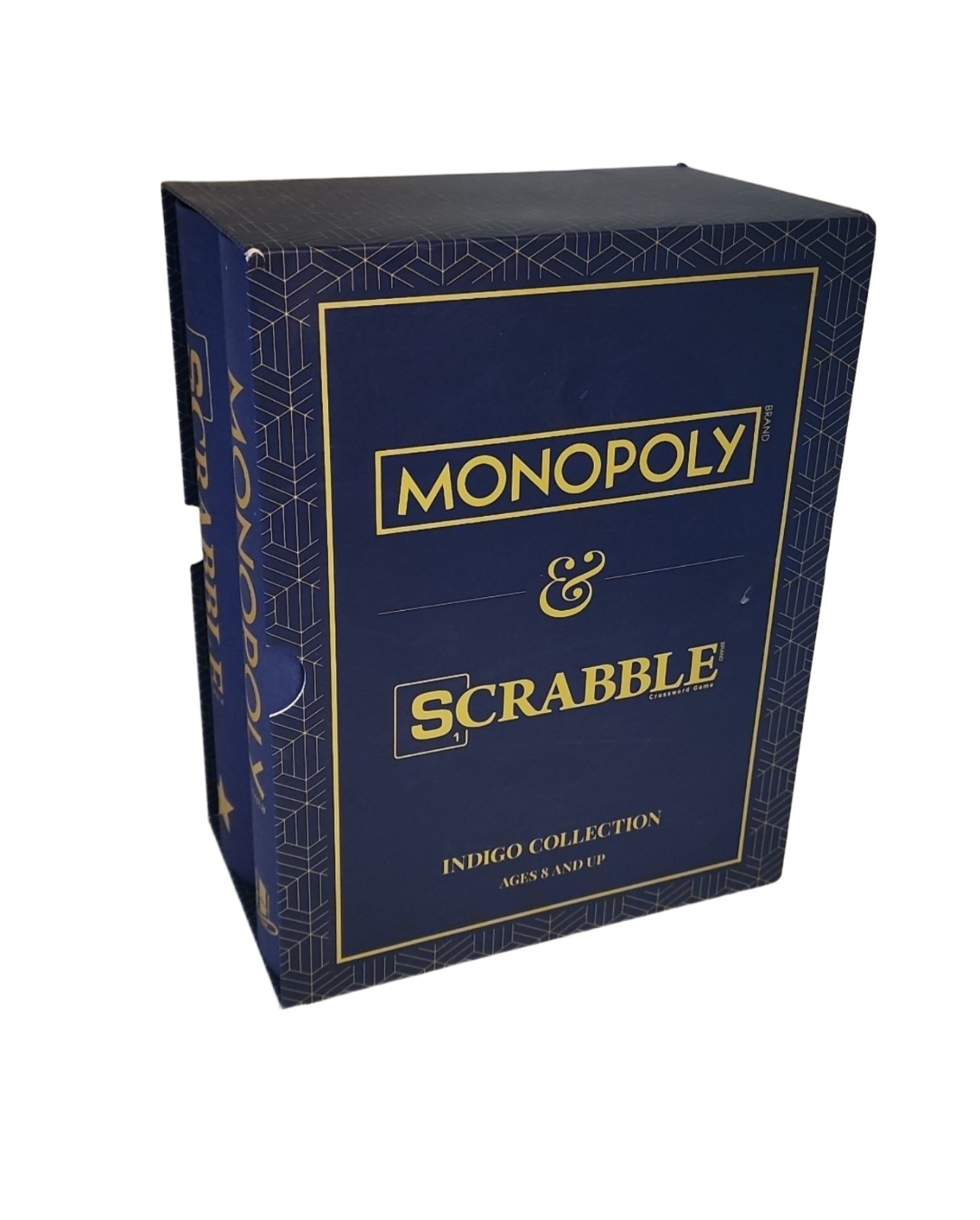 Board Game Indigo Collection 2 Pack Monopoly Scrabble Boxed Set 
