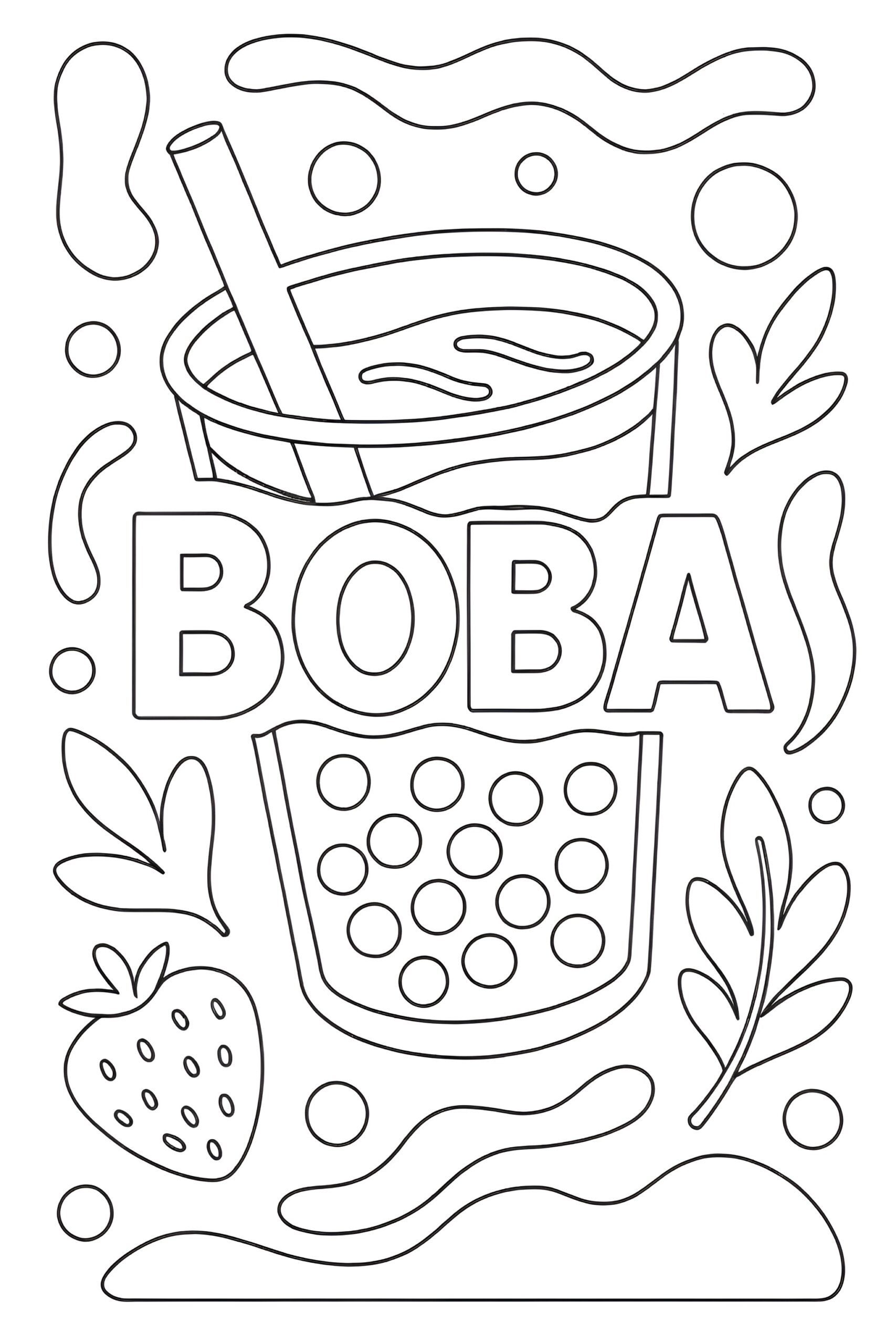 Boba Drink Coloring Pages Coloring Pages Mimi Panda Boba Drink Coloring Pages Coloring Pages Mimi Panda