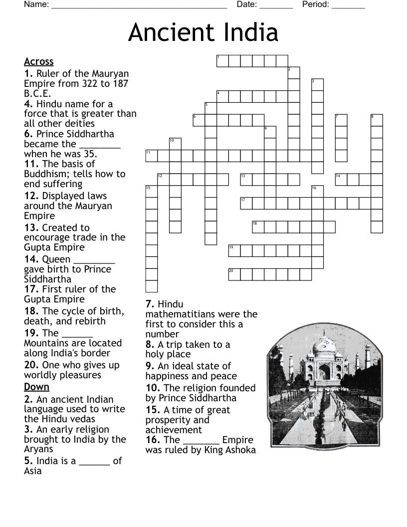Buddhism Crossword Aaron Kaczor WordMint