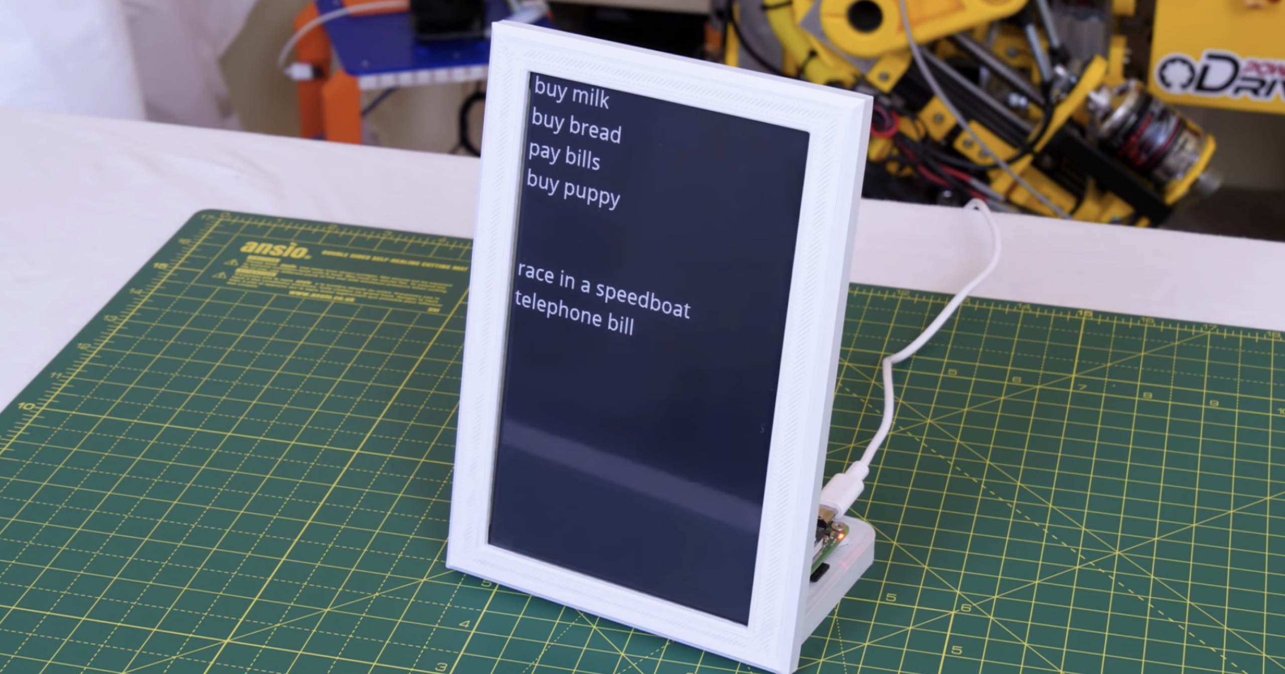 Build An E paper To do List With Raspberry Pi Raspberry Pi