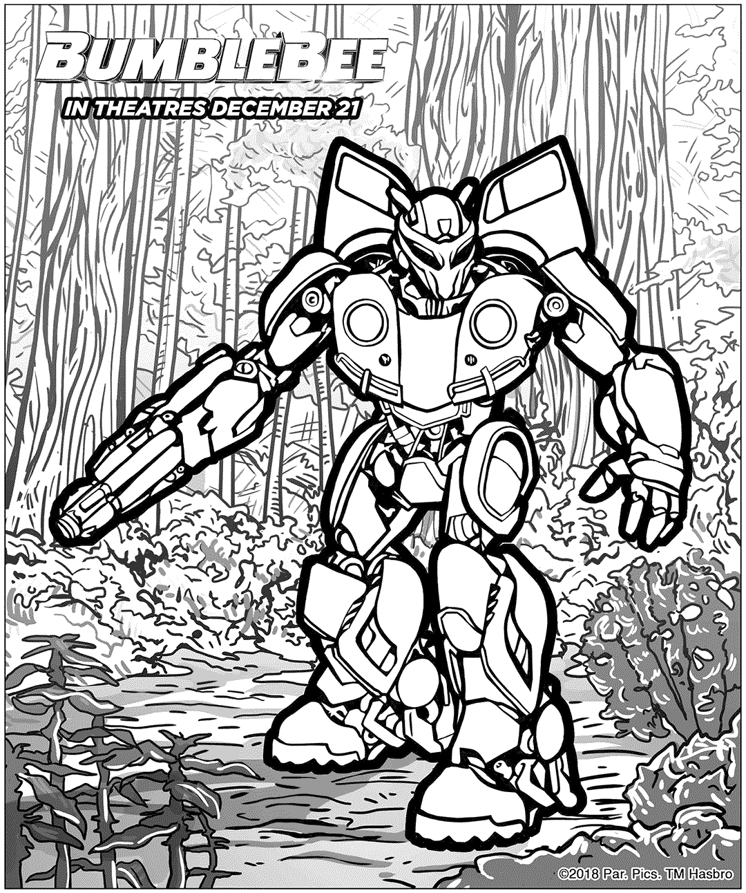 bumble bee coloring pages