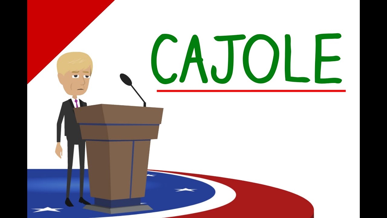 cajole crossword clue