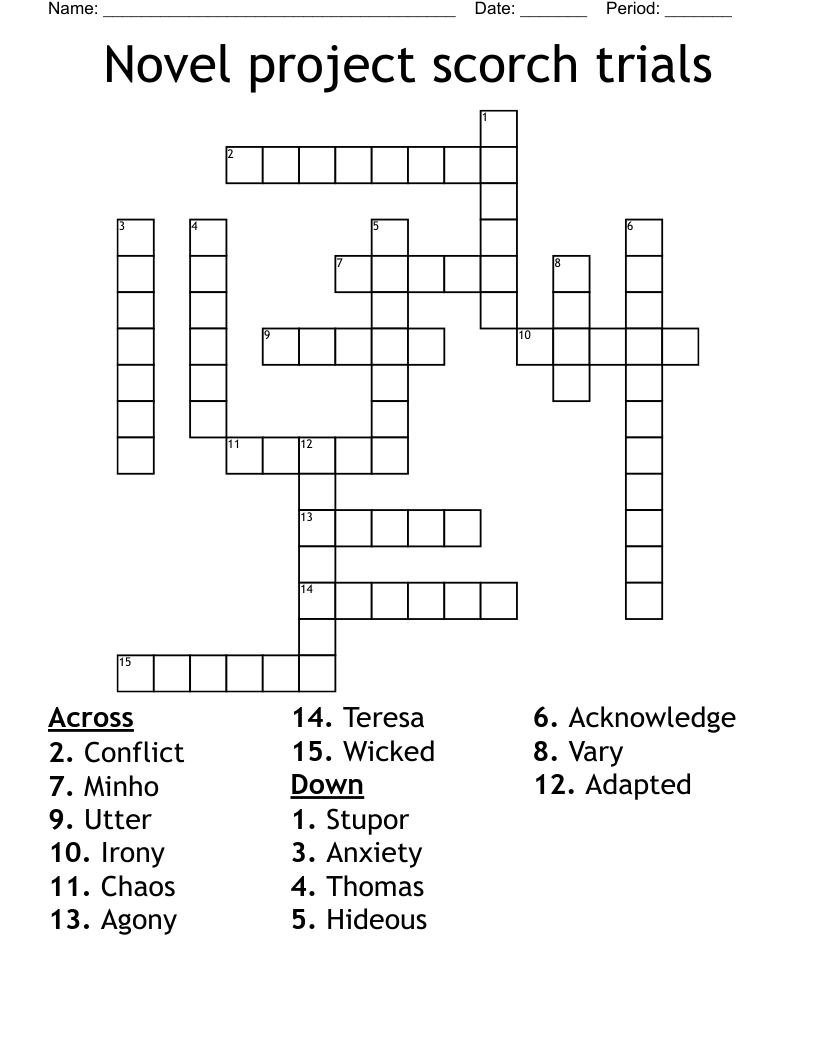 CALL OF THE WILD CROSSWORD PUZZLE WordMint
