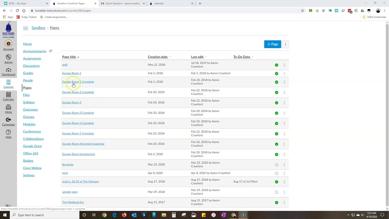 Canvas Add Items To The To Do List YouTube