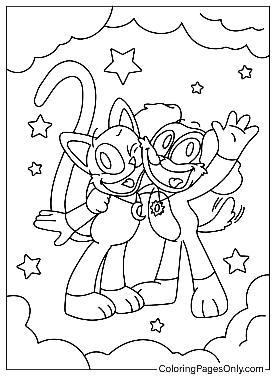 catnap coloring page