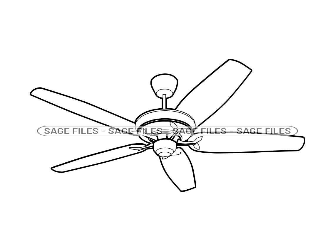 Ceiling Fan Clipart Etsy Ceiling Fan Clipart Etsy