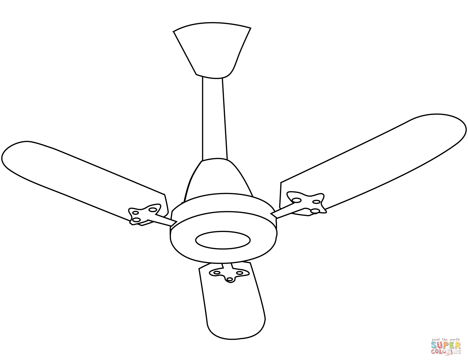 Ceiling Fan Coloring Page Free Printable Ceiling Fan Coloring Page Free Printable