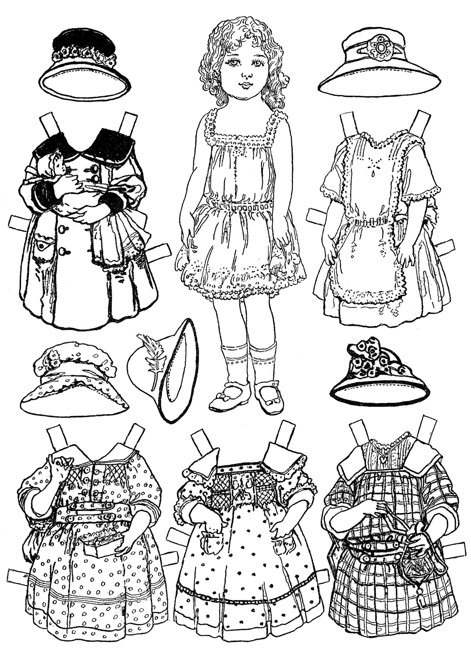Cheap Free Printable Paper Dolls To Color Sale