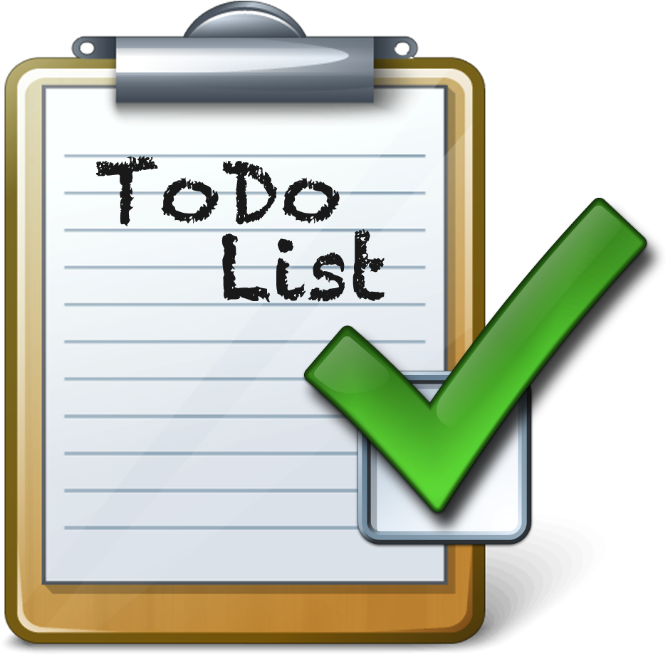 Checklist To Do List Clipart Do List 1024x1024 Png Clipart Download