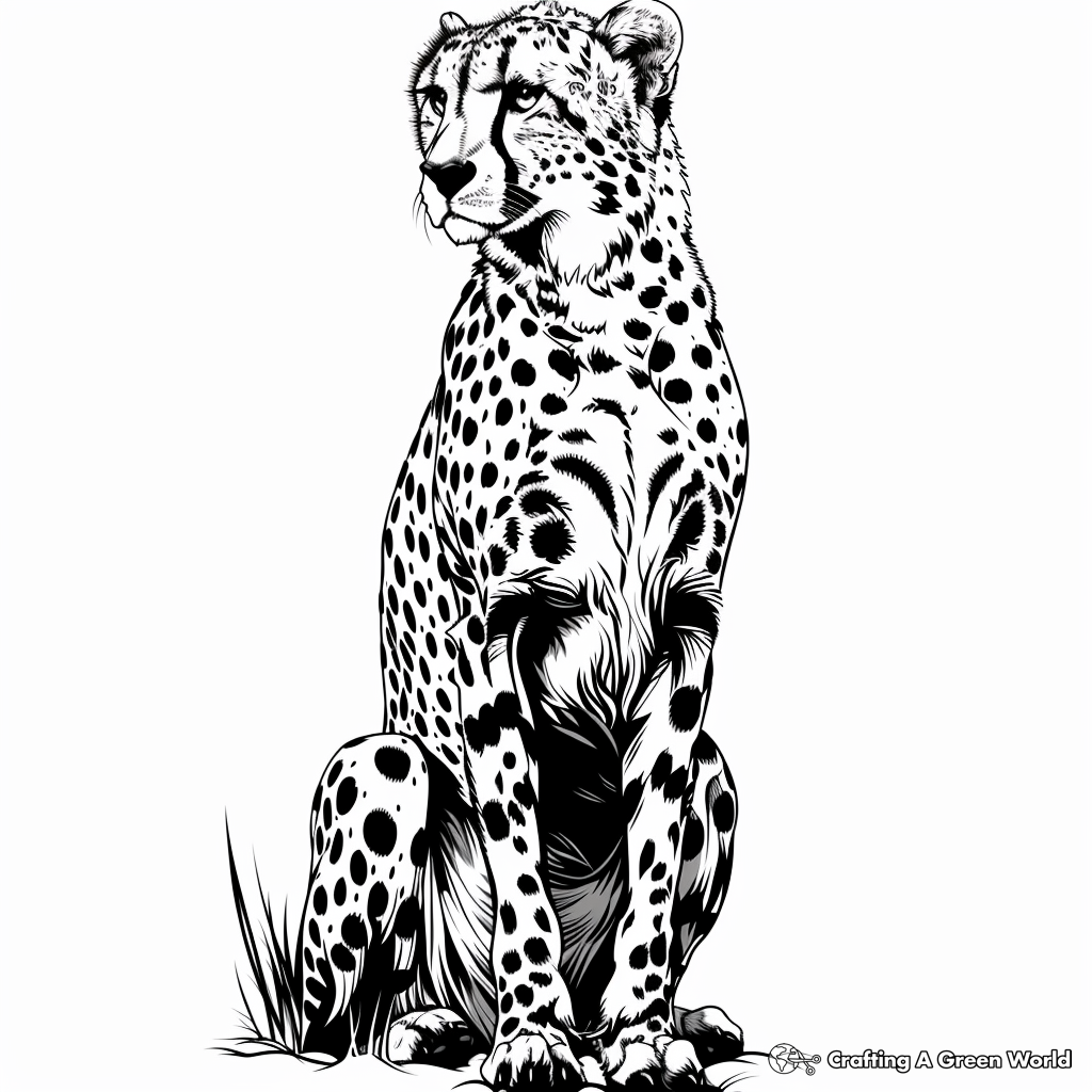 Cheetah Coloring Pages Free Printable Cheetah Coloring Pages Free Printable