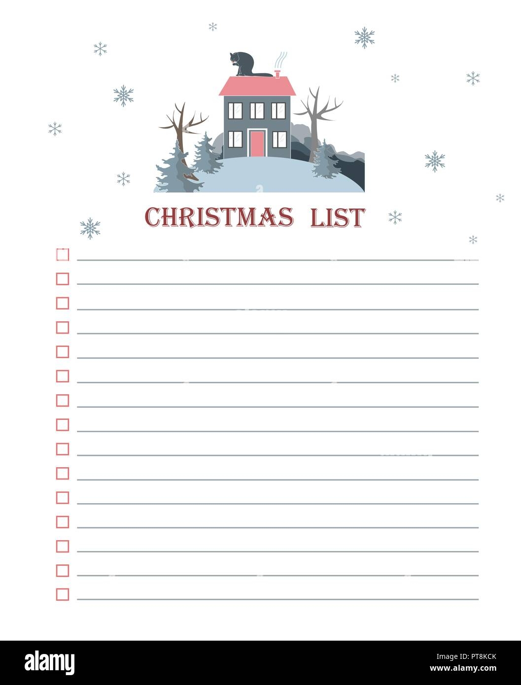 christmas to do list template