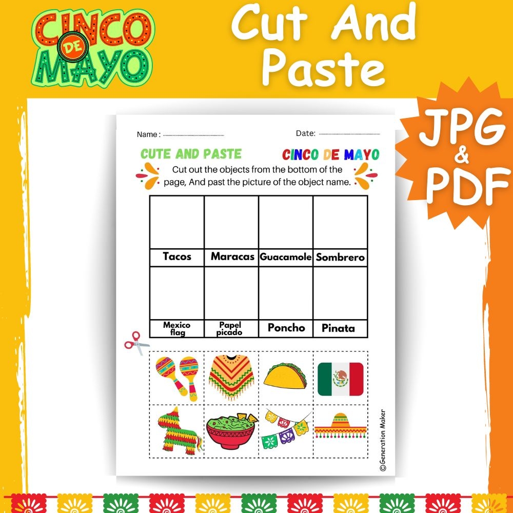 cinco de mayo worksheets