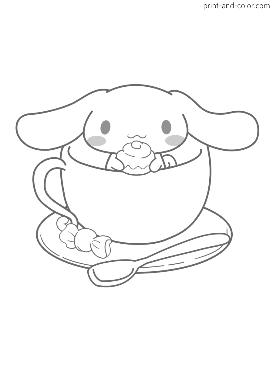 sanrio coloring page