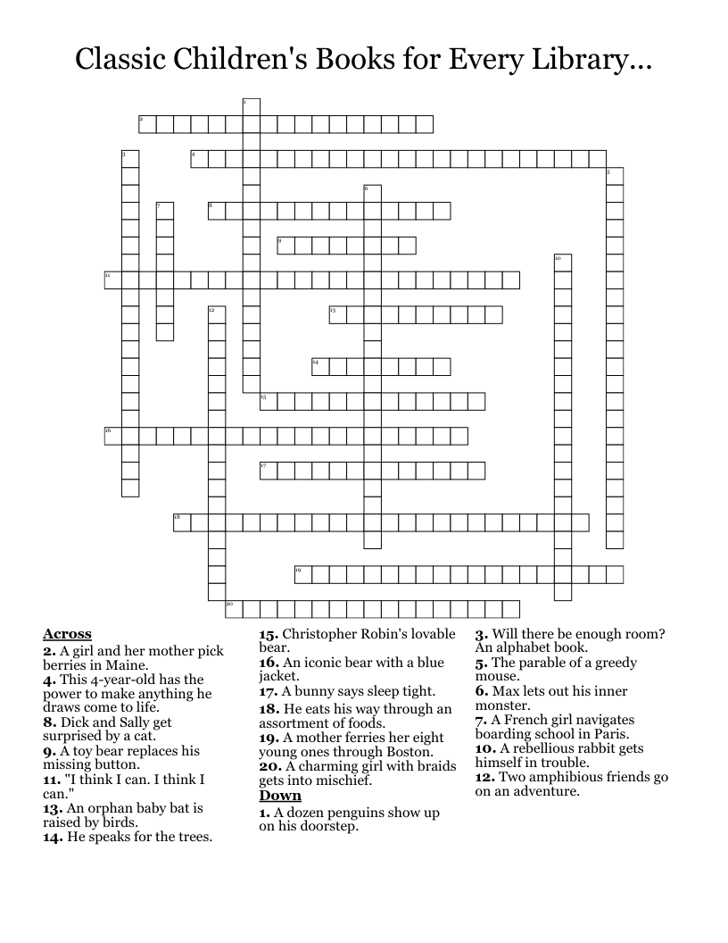 assortment crossword clue